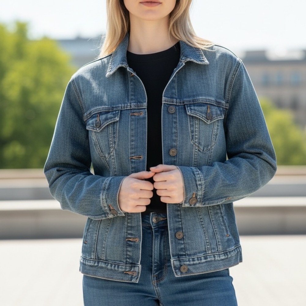 Old Navy Classic Indigo Jean Jacket - Picture 4 of 16
